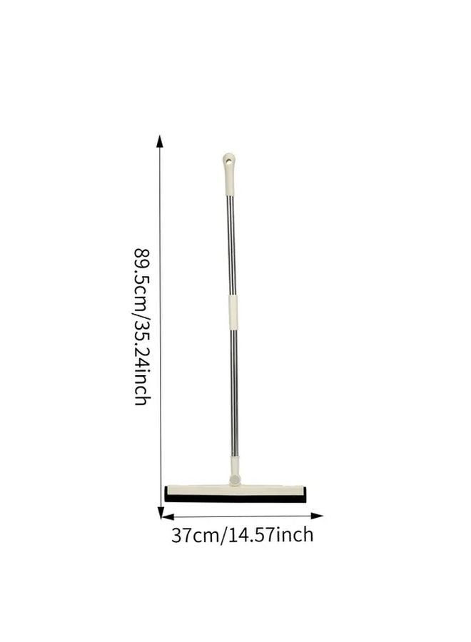 Red Heavy Duty Adjustable Squeegee Mop Scraper For Window Floor Shower Glass - Image 5